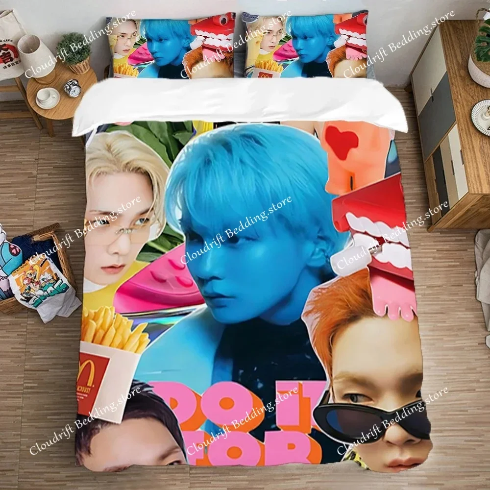 

Duvet Covers Queen Bed Comforter Sets Quilt Cover Art Bedding Set Double Size Fashion Pillowcase S-SHINees Linen Home Textile026