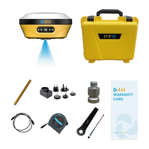 Archinno AR15 GNSS Base Station with AR Visual Stakeout CM Precision RTK Base GNSS Receiver for Surveying Work