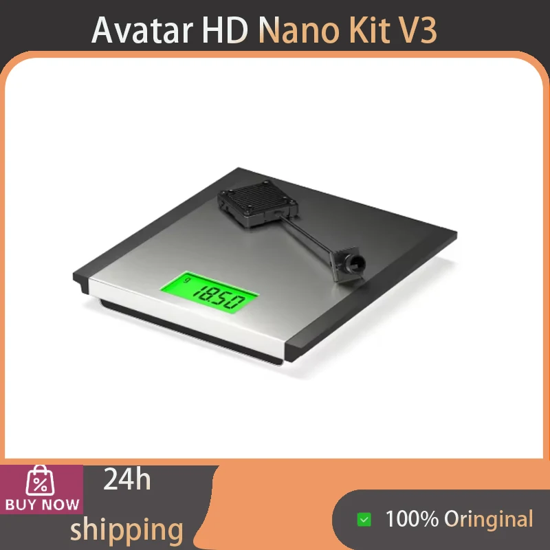 Walksnail Avatar HD Nano Kit V3, 500mW 1080P 60fps FOV 160°, Built-in 32G Storage, 14×14mm, with 14cm Cable