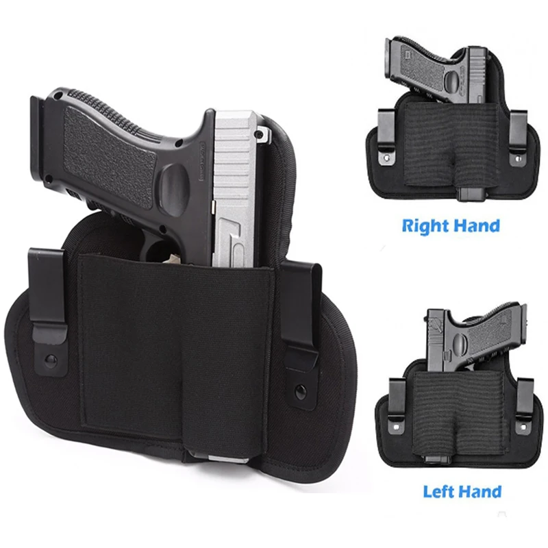 

Nylon Left / Right Hand Gun Holster Tactical Pistol Case Universal Gun Concealment Holster Glock 17 Belt Holster