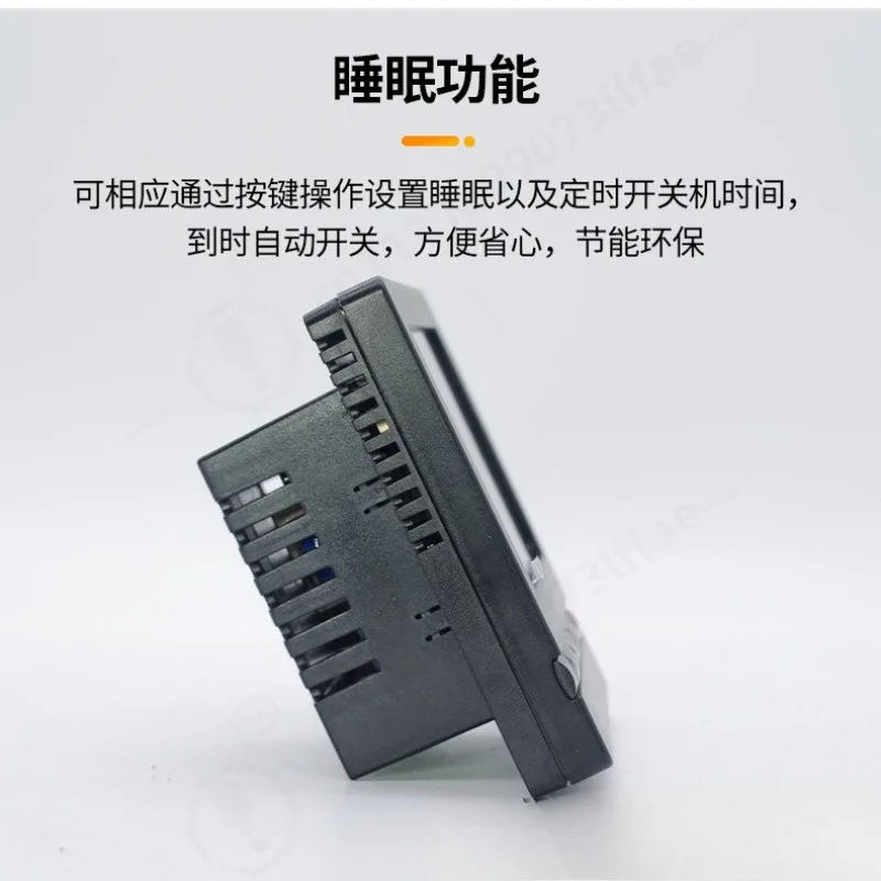 Smart LCD Digital Thermostat 3 Speed Fan Control Panel Temperature Regulator Switch for Household Hotel Air Conditioning System