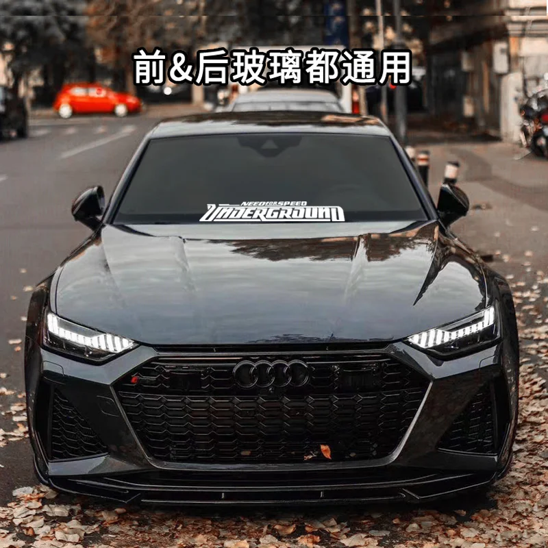 Need for Speed Jdm Fun Scratch Car Sticker Creative Front and Rear Windshield Decal Auto Body Door Styling Cool Car Accessories