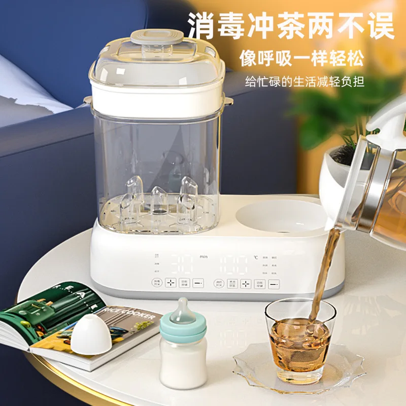 Multi functional baby bottle sterilizer with drying two in one heat preservation and heating constant temperature milk regulator