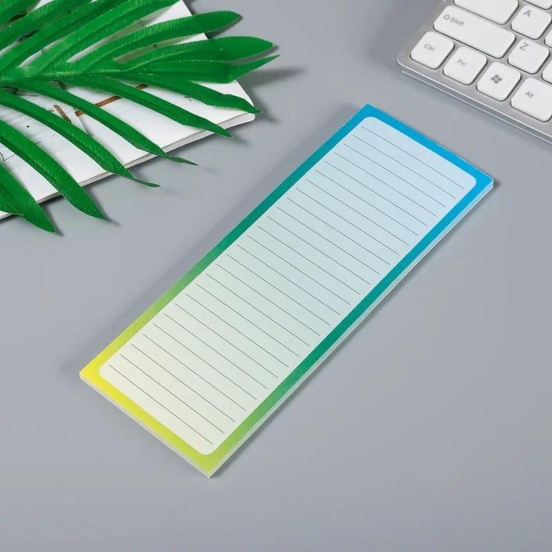 100 Sheets Gradient Magnetic Fridge Notepads To-Do List  sticky notes  Memo Pad Grocery Shopping Tearable Note Pad Reminders