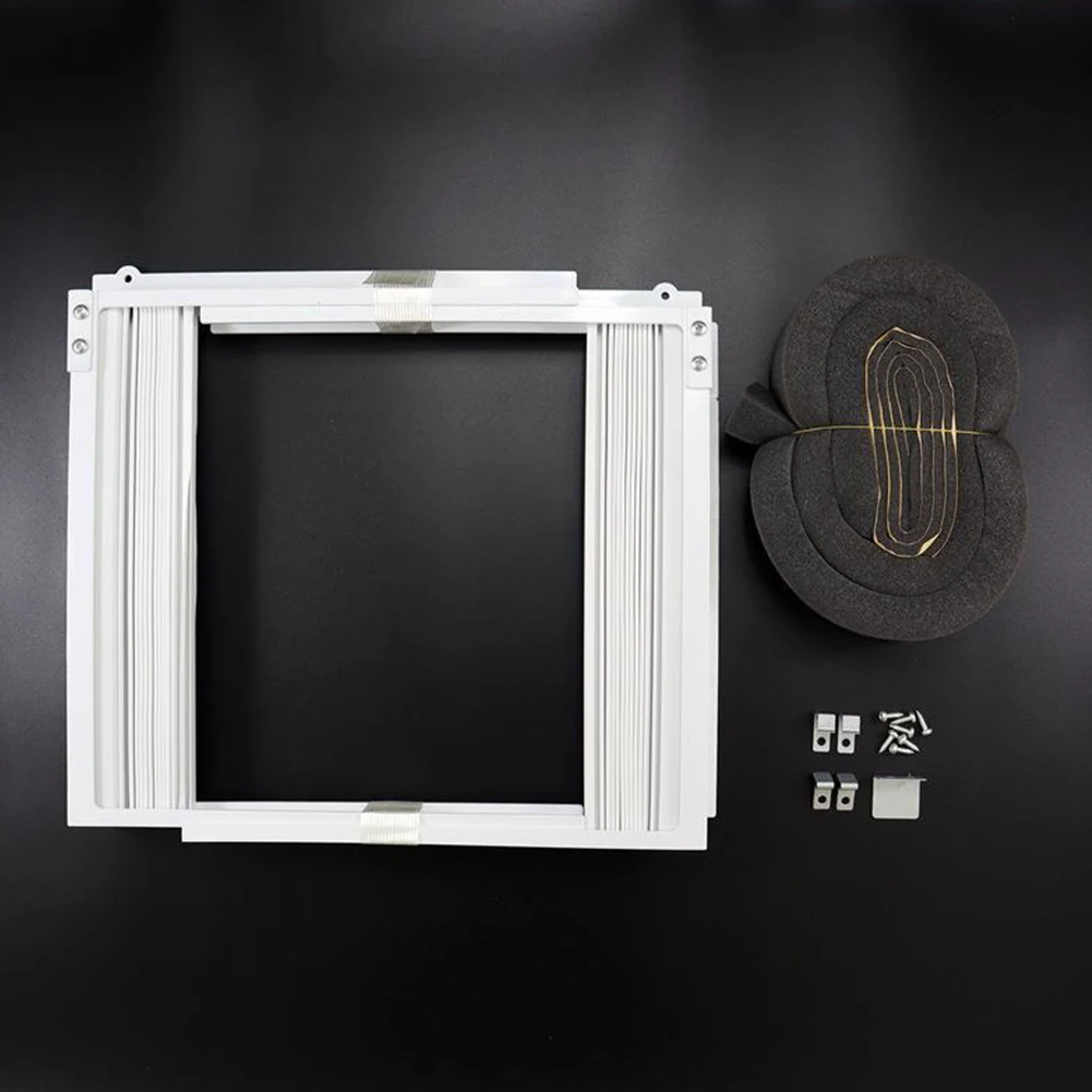 For Window AC Side Panels Adjustable with Frame Set and Accordion Filler Kit for Effective Insulation and Dust Protection