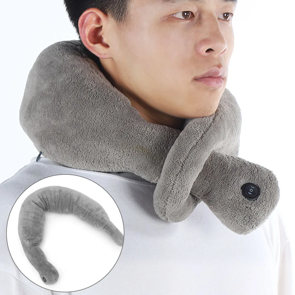 Massage Neck Pillow Vibrating Massaging Neck Pillow Massage Therapy Cushion Relax Muscles Relieve Stress Vibrating Neck Cushion