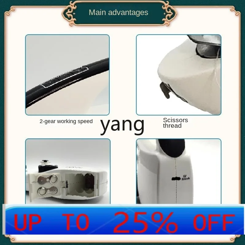 

LMMDomestic Electric Sewing Machine Small Family Desktop Manual Mini-Portable Sewing Artifact