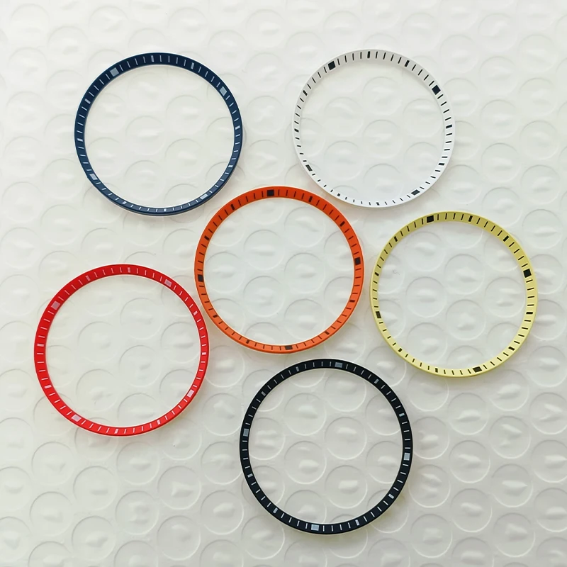 

30.5mm Watch Chapter Ring Fits SKX007 SKX009 SRPD Watch Cases Replace Plasticsr Inner Ring NH35 NH36 Watch Case Refit Parts