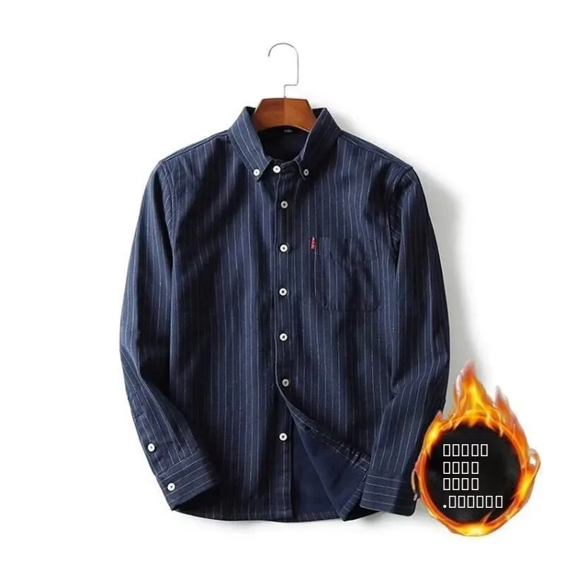 

Новая мужская повседневная свободная рубашка, осенняя модная универсальная верхняя одежда, удобная, дышащая, приятная для кожи, с длинными рукавами.