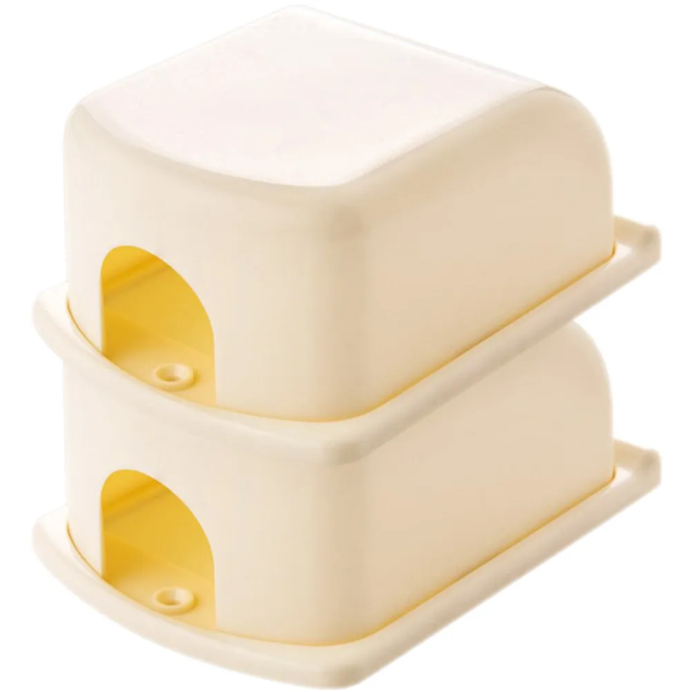 

Комплект из 2 защитных заглушек для розеток: надежные герметичные крышки для внутреннего использования, защита от поражения током