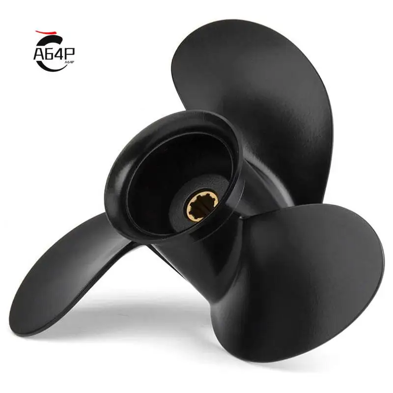 

A64P-Marine Propeller 48-828156A12 Upgraded Aluminum Outboard Propeller 6/8/9.9/10/15HP For Mercury Outboard Engine