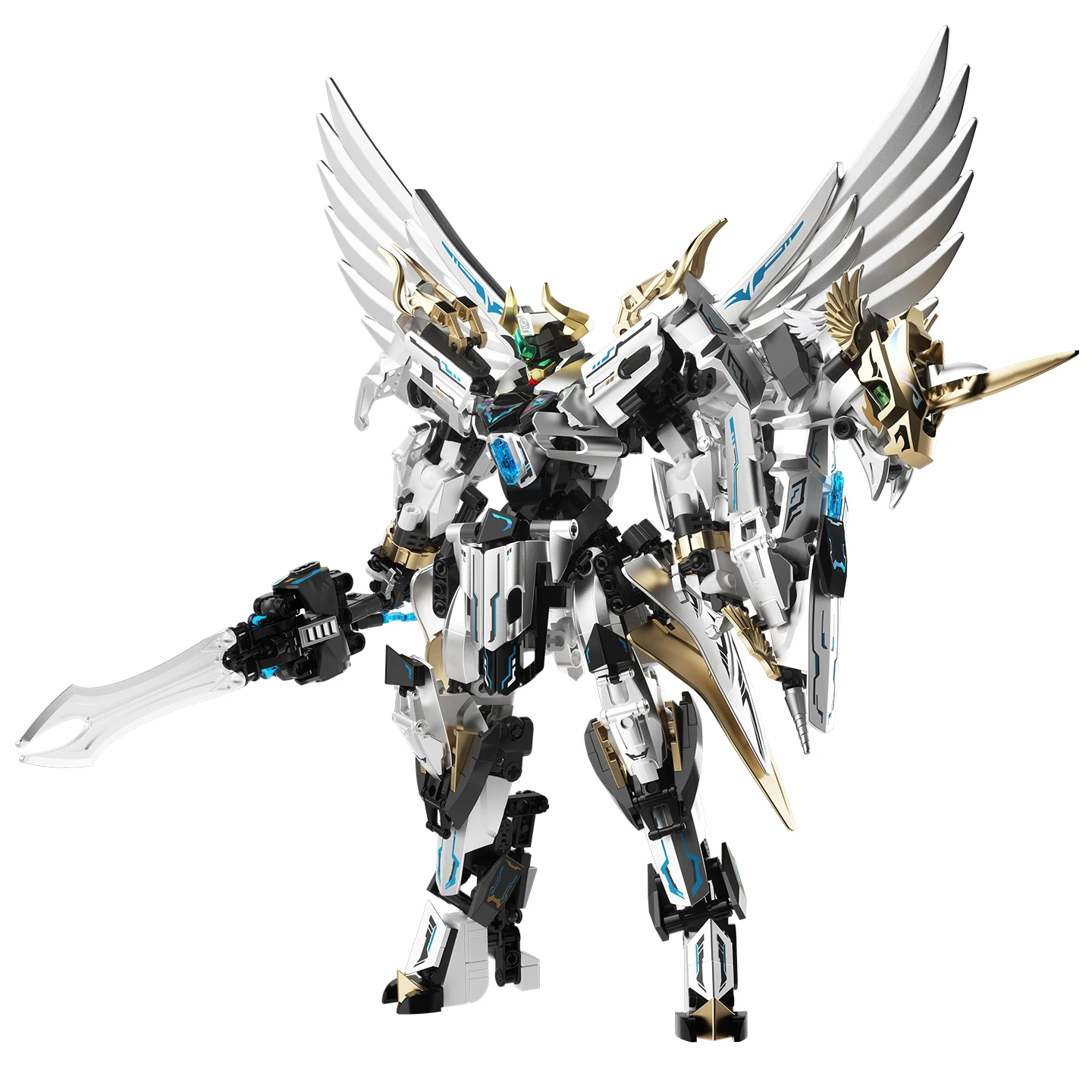 

Набор строительных блоков-трансформер робота, игрушка для сборки модели Пегаса MOC, настольное украшение из меха для детей и взрослых, подарки на день рождения