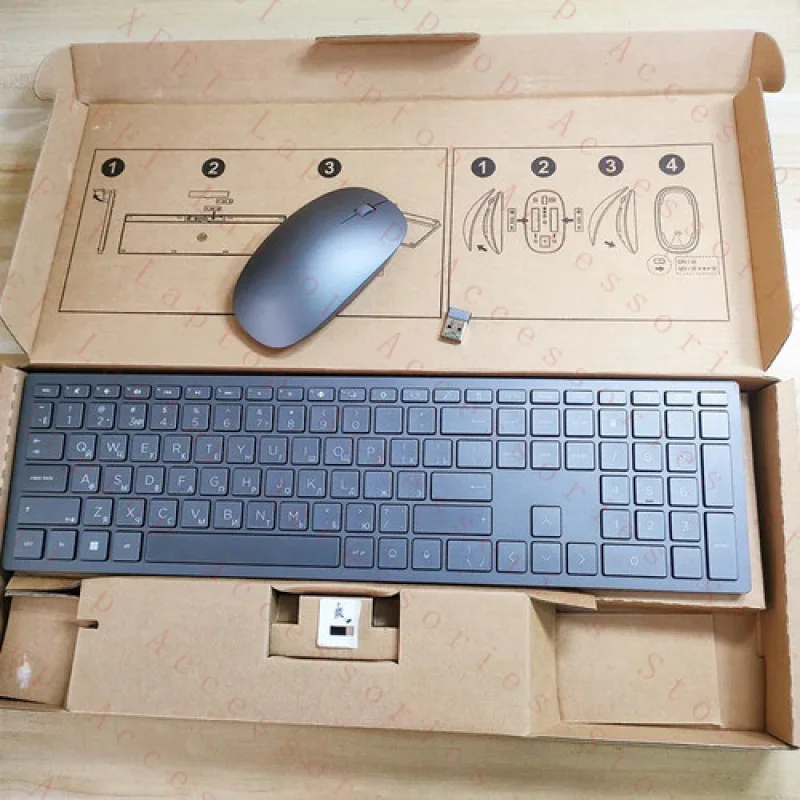 

F Russian layout wireless keyboard and mouse kit for HP HSA-P003K HSA-P003M