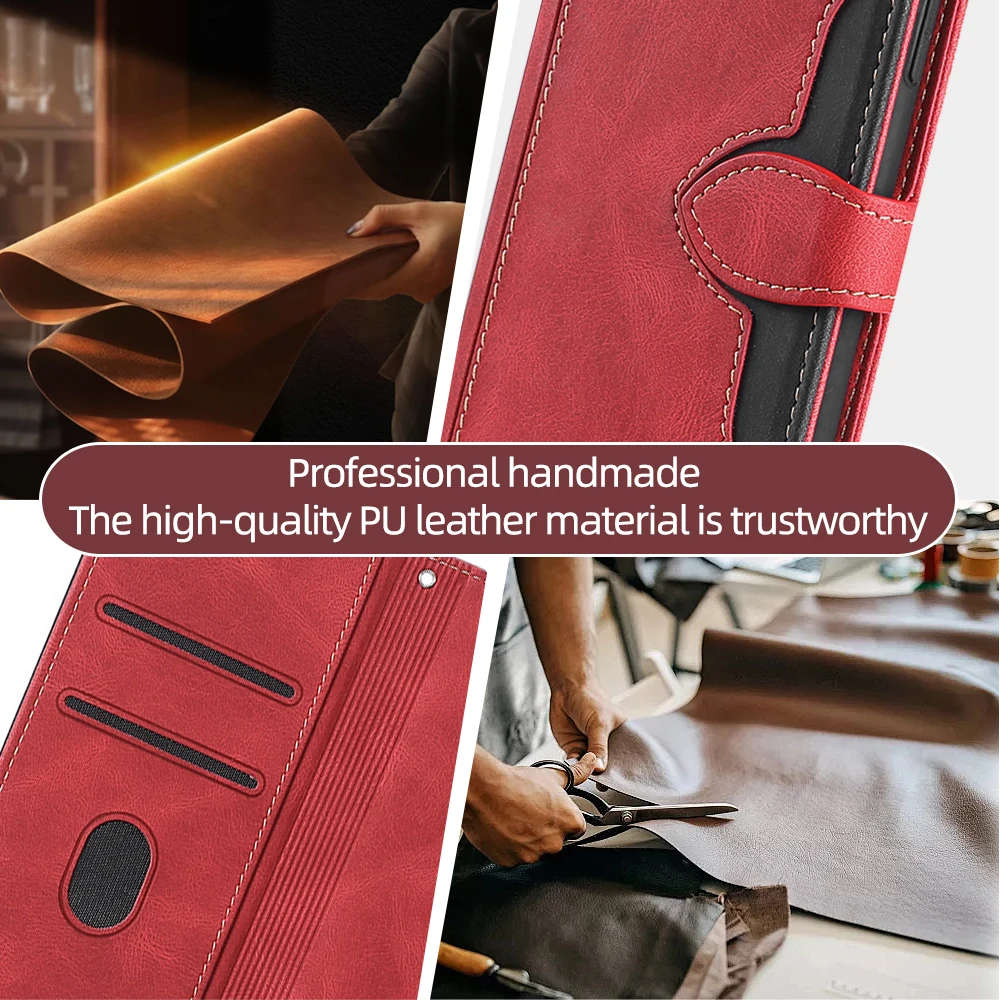GEFENIS Magnet Buckle Leather Wallet Case For Samsung Galaxy M62 M52 M32 M12 M51 M31S M32 M31 Prime M22 M21S M11 Flip Cover Card