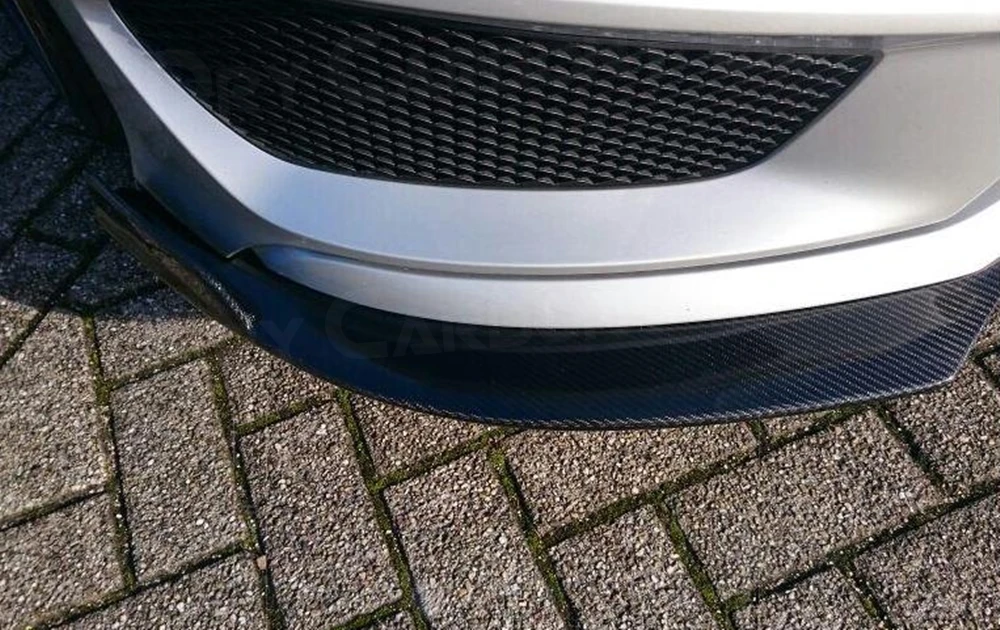 

Carbon Fiber Front lip Splitters Flaps Spoiler For Benz A Class W176 A180 A200 2013-2019 Front Bumper Splitter Lips