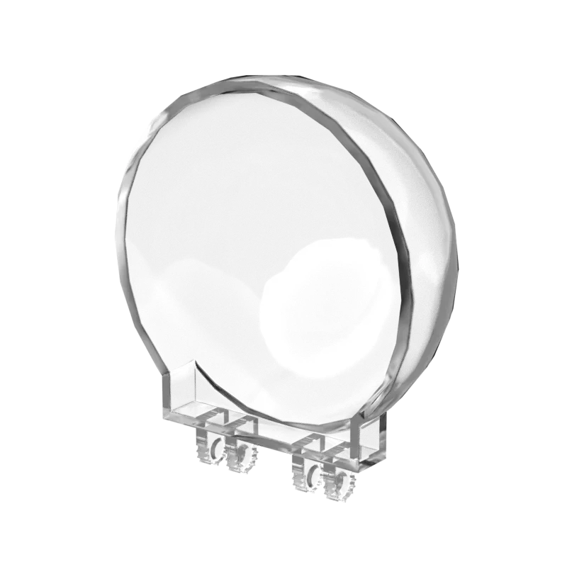 Pièces MOC 50747 pare-brise 6x6x3, auvent demi-sphère, briques compatibles, bricolage, bloc de construction à assembler, particules, jouet Puzzle pour enfant, 1 pièce