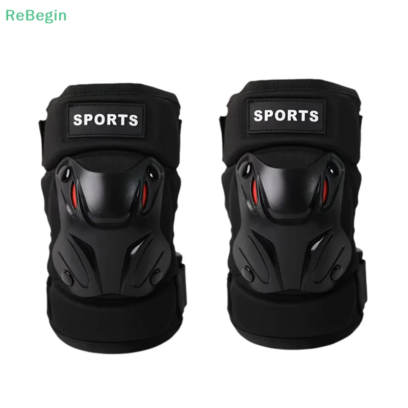 Motorcycle Men Protection Kneepad Guard Protective Anti-fall Off Road Breathable Protector Gear Windproof Racing Knee Pad Set