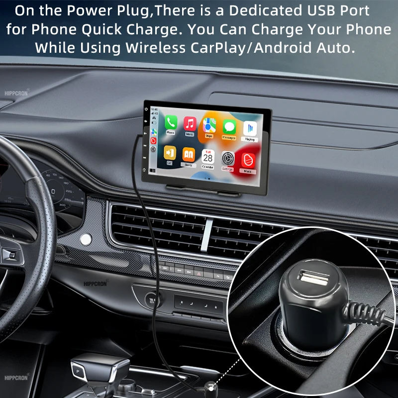 9 inch Android Auto CarPlay Car Radio Multimedia Video Player IPS