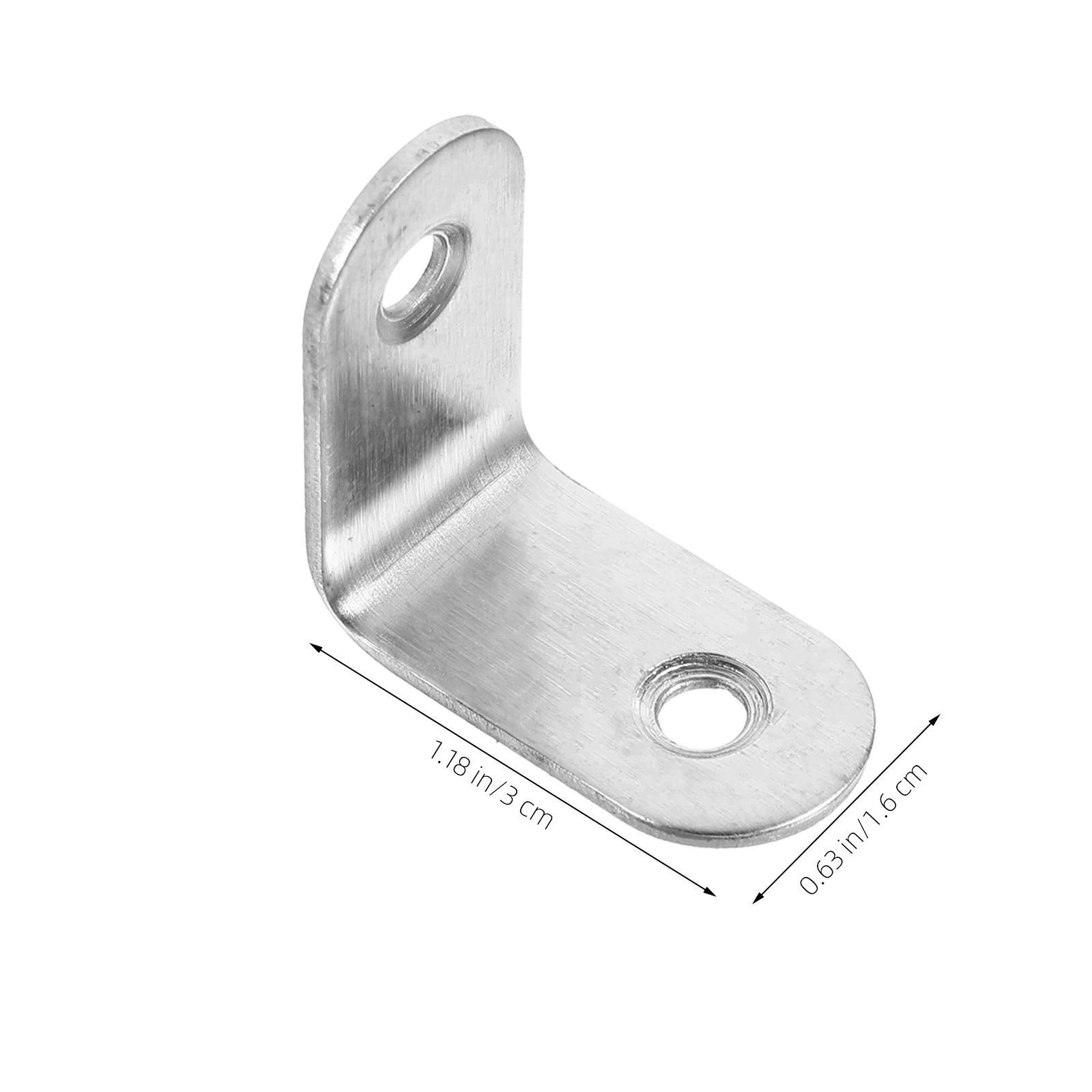 

10pcs Heavy Duty Angle Brackets Corner Braces L-Shaped Metal Shelf Support Sturdy Brackets For Cabinet Wood niture Household