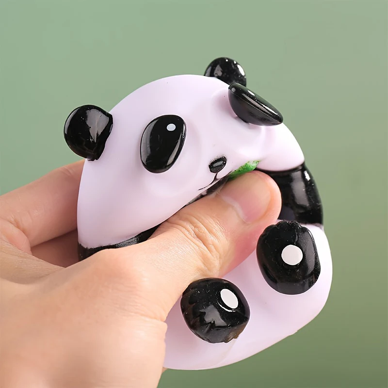 Leuke Eye Popping Panda Squishy Fidget Speelgoed Anti Stress Ballen Angst Release Zintuiglijke Squeeze Speelgoed Voor Volwassenen Kinderen Vakantie Geschenken