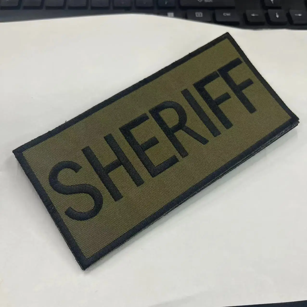 Security Badge Iron On Patch – Ricamo Termoadesivo Da Cucire, 13x4 Cm, Per T-Shirt, Giacca, Borsa E Costumi - 2