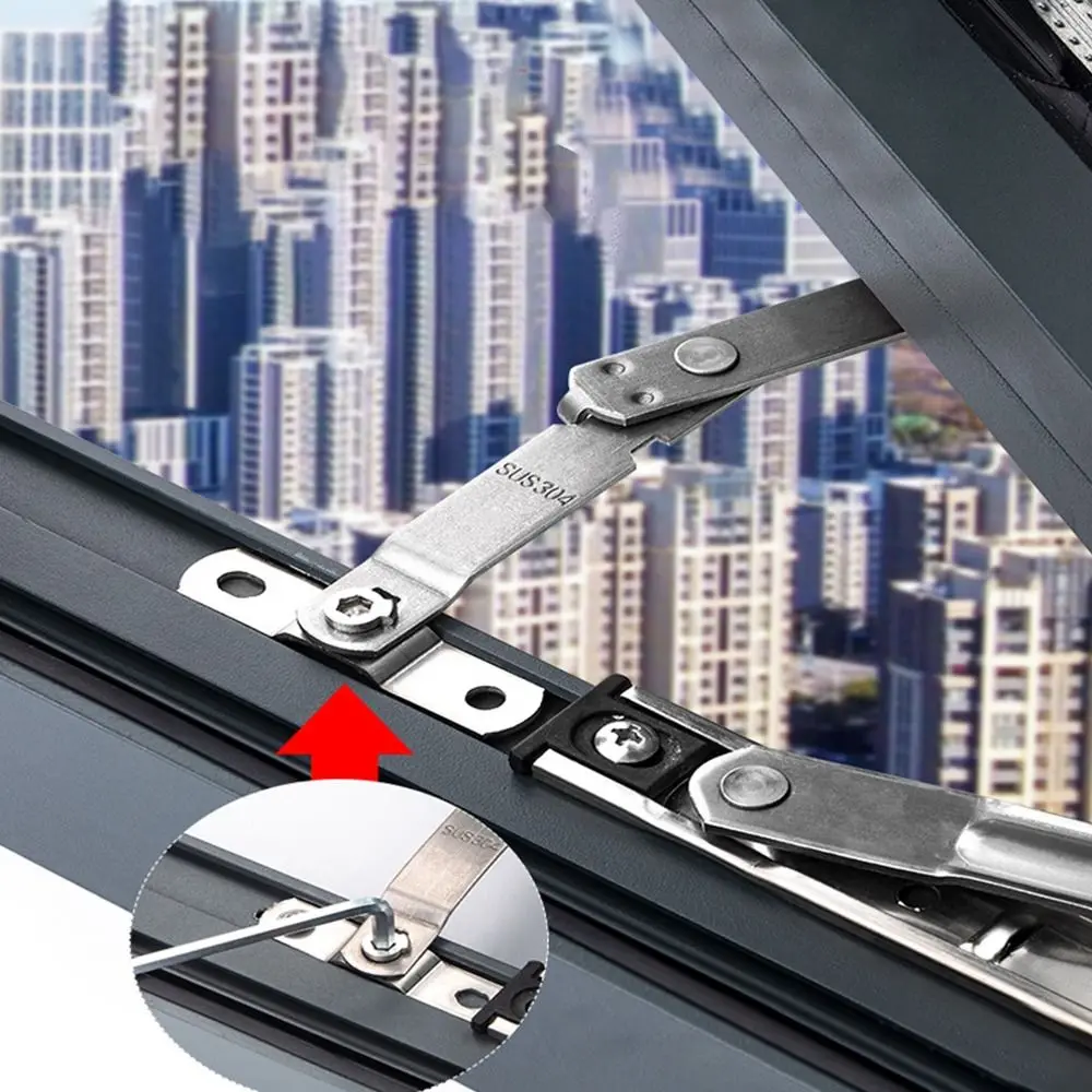 Strong Fixation Limiter Window Support Casement Blocking Window Hook Latches Window Protection Cabinet Locks