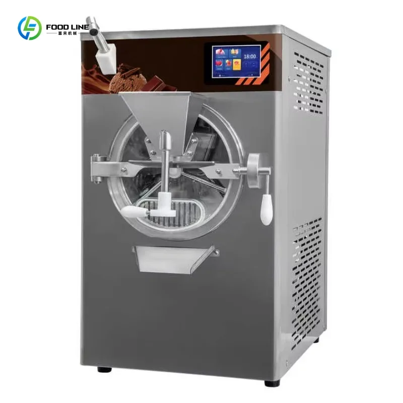 Customized Commercial Hard Ice Cream Machine Small Desktop Automatic Hard Ice Cream Maker