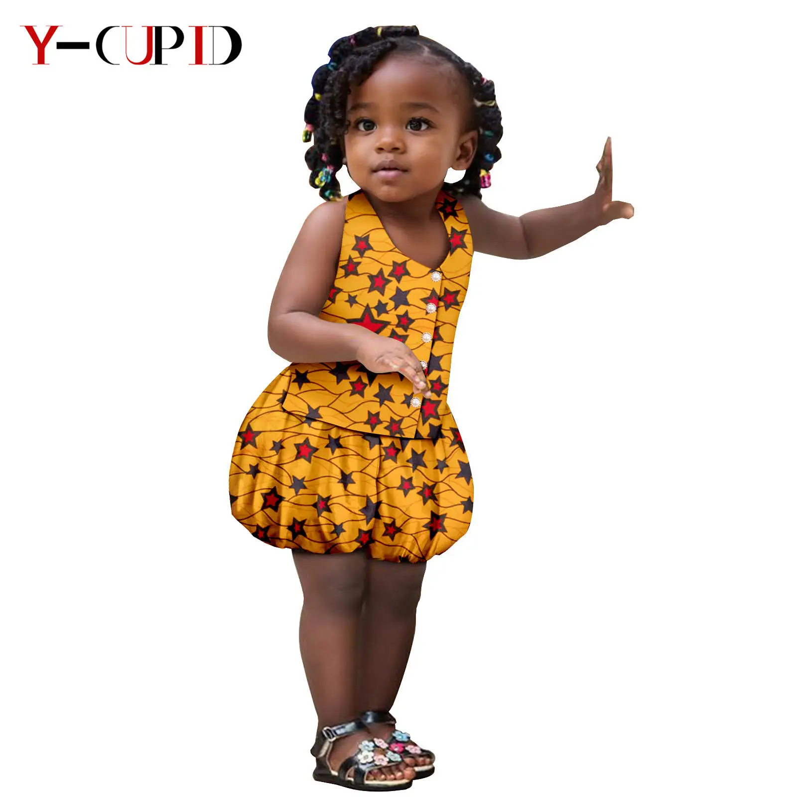 

Dashiki Baby Girls Tank Top and Bud Shorts Pants Sets African Style Clothes Children Outfits Fashion Ankara Kid Outwear 2446056