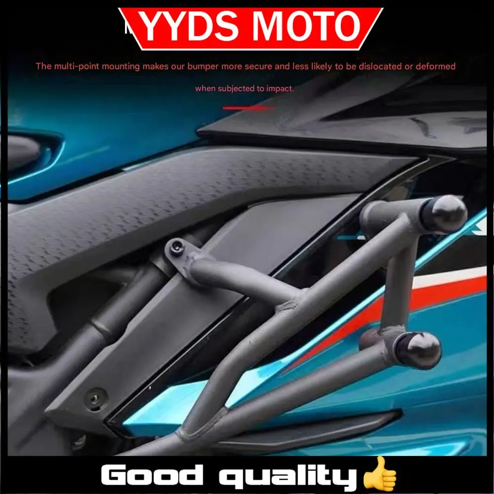 【Good quality】Suitable for Yamaha R3 2021 YZF-R3 YZF R3 2021 2022 2023 Motorcycle Anti-Crash Bar Engine Guard Bumper Protector