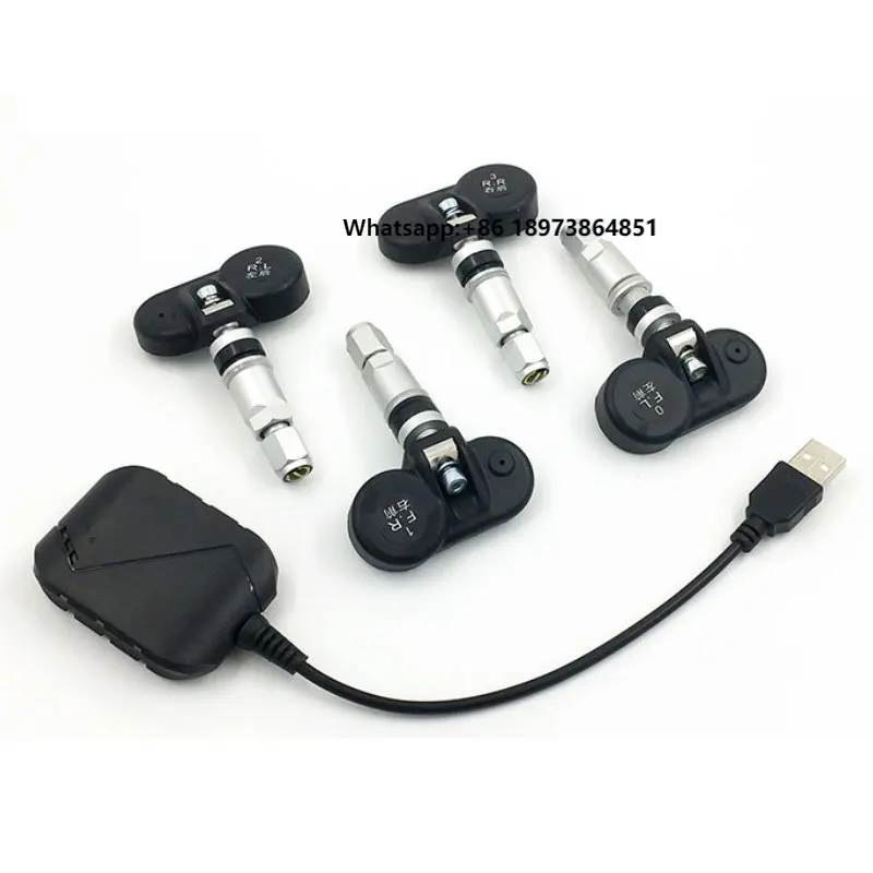 

Tire Pressure Monitoring System for Android Navigation Built-in Tpms Sensor Parking Car Alarms