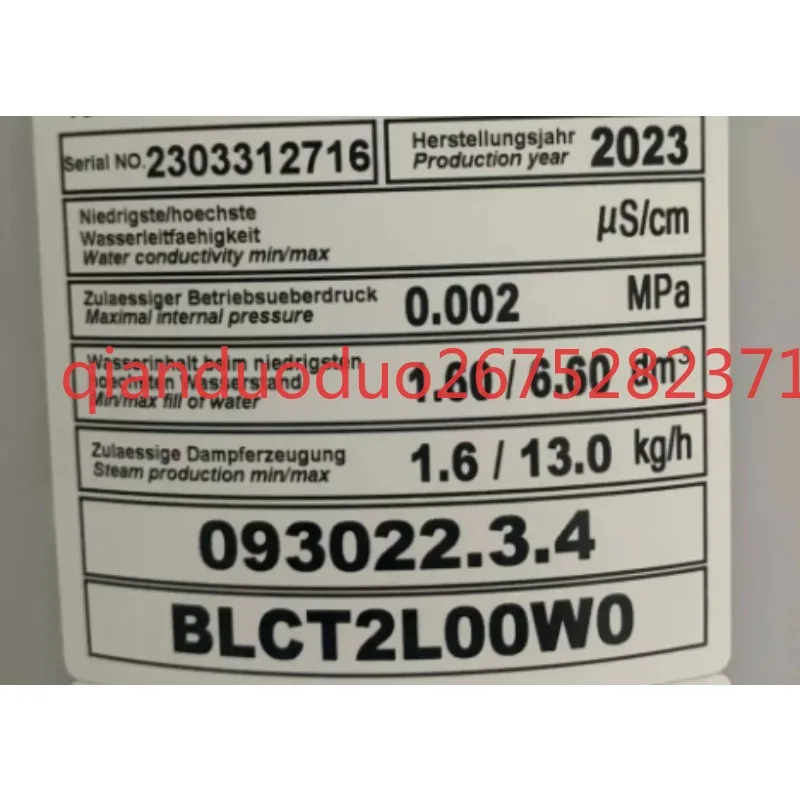

Подходит для емкости для увлажнения электрода Tongda 3KG~15KG BLCT2LOOWO BLCT2L00W0 TD093022.3.4K.