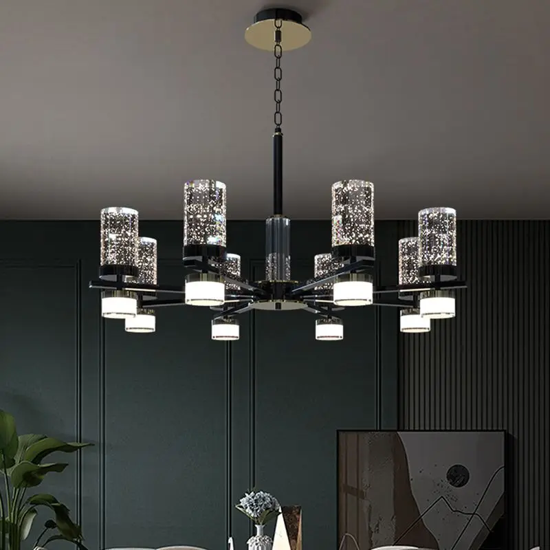 

Nordic Crystal LED Chandelier for Living Dining Room Food Tables Kitchen Bedroom Pendant Light Home Decor Lusters Luminaires