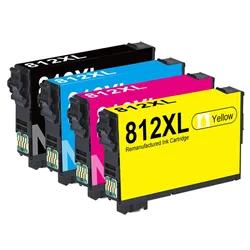 812XL Replacement Ink Cartridge for Epson 812 xl T812XL Use with Workforce Pro WF-3820 WF-3825 WF-4830 WF-4835 WF-7830 WF-7840