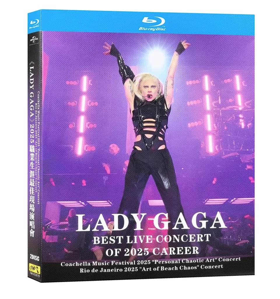 LADY GAGA BEST LIVE CONCERT OF 2025 CAREER 2-Discs Blu-ray disc