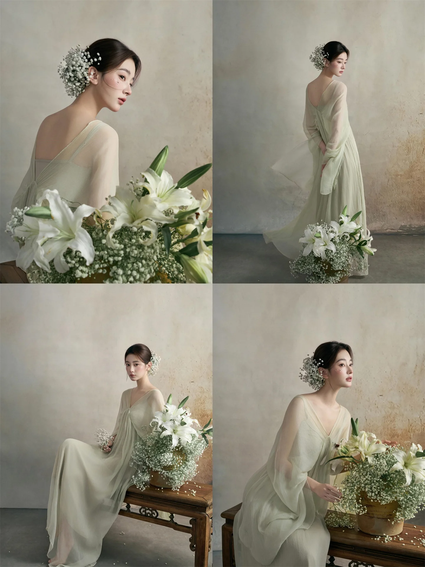 

New Arrival Studio Chinese mat National Sle Zen Cool Portrait Personal Art Photo Photoaphy Clothes Ethnic Stage Co...