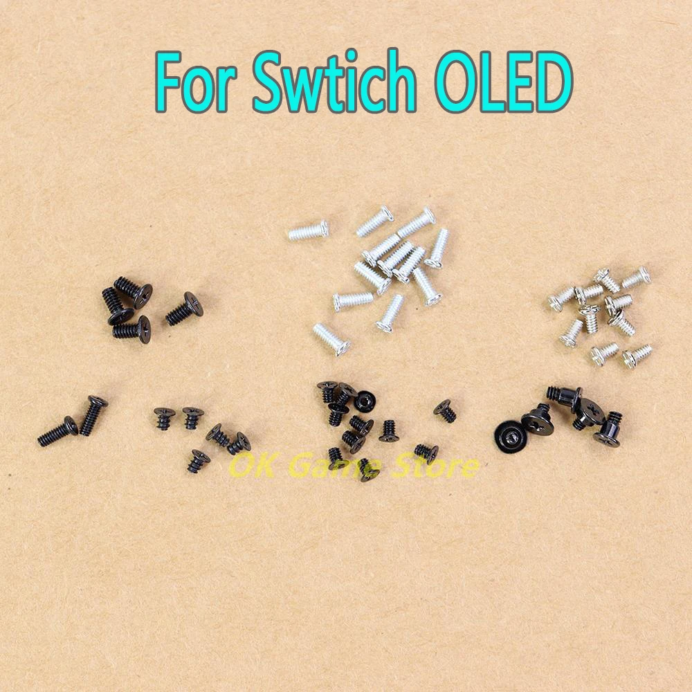 

20Sets Replacement Repair Part Full Set Complete Host Shell Housing Screws Kit For Nintend Switch Oled Game Console