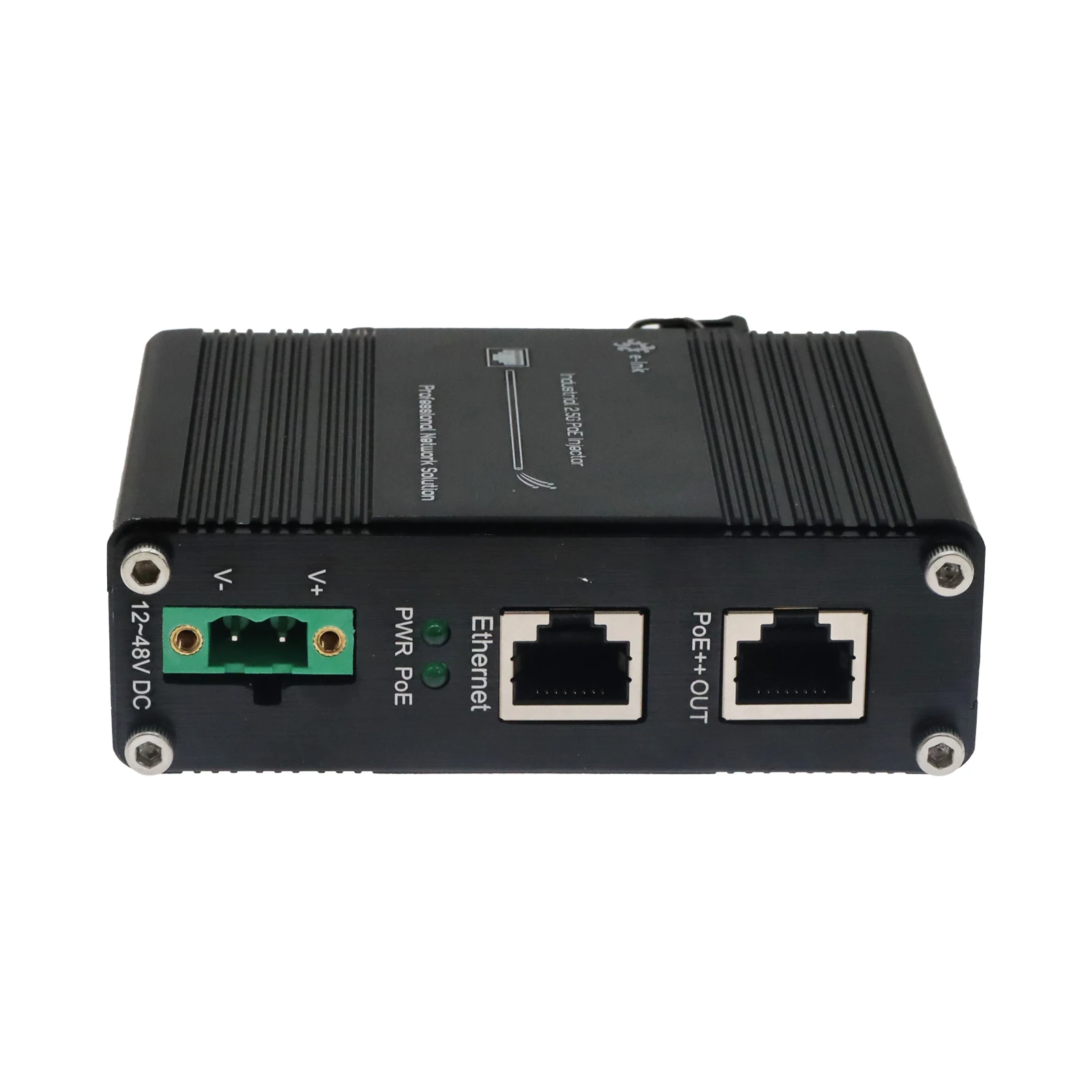 حاقن صناعي 2.5G 95W 802.3bt PoE++ (12 ~ 48VDC)