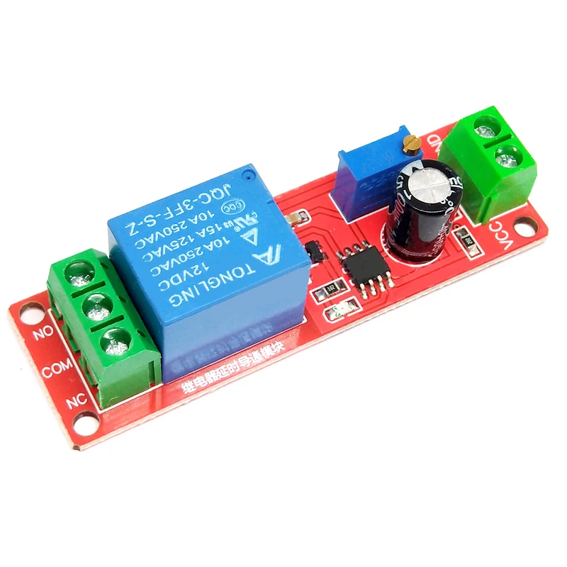 NE555 Timer Switch Adjustable Module Time delay relay Module DC 5V / 12V Delay relay shield