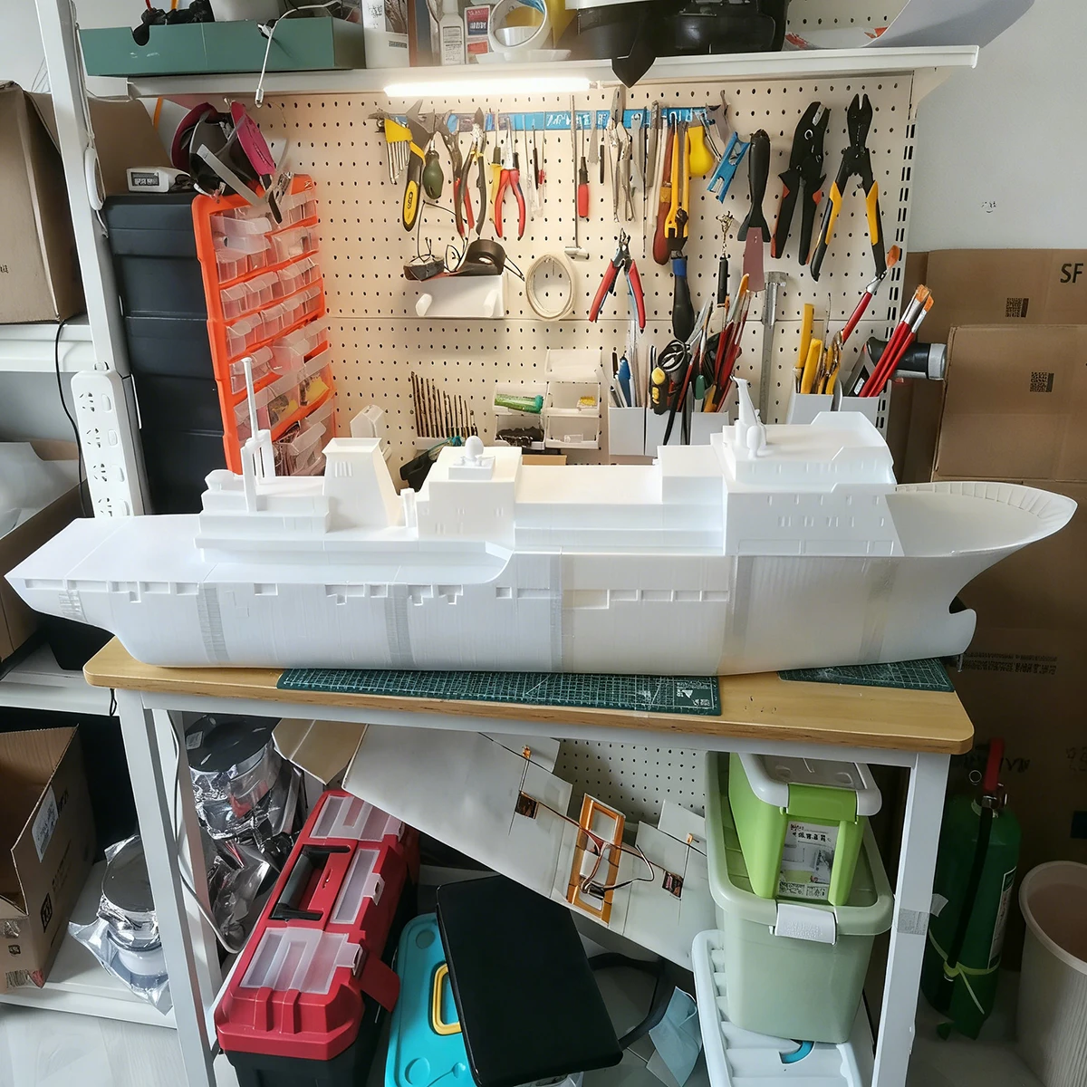 

RC Корабли 138 см Peace Ark Медицинская лодка с дистанционным управлением 3D печатная с богатыми деталями RC Корабль Модель Комплект Корабль Игрушка Медицинская модель корабля