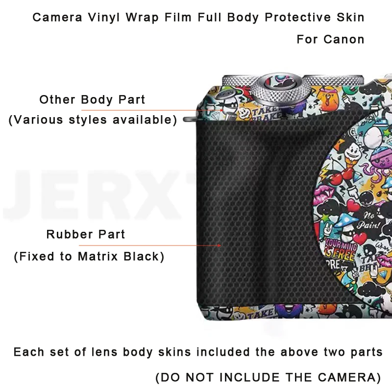 M6mark2 premium câmera decalque corpo decorativo protetor de pele casaco 3m vinly envoltório capa adesivo para canon eos m6 mark ii m6mi m6m2