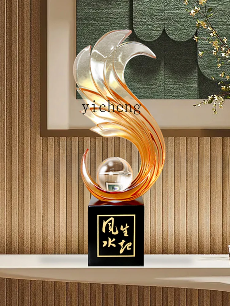 

ZC office desktop ornament, living room entrance, TV wine cabinet, craft decoration, company opening gift