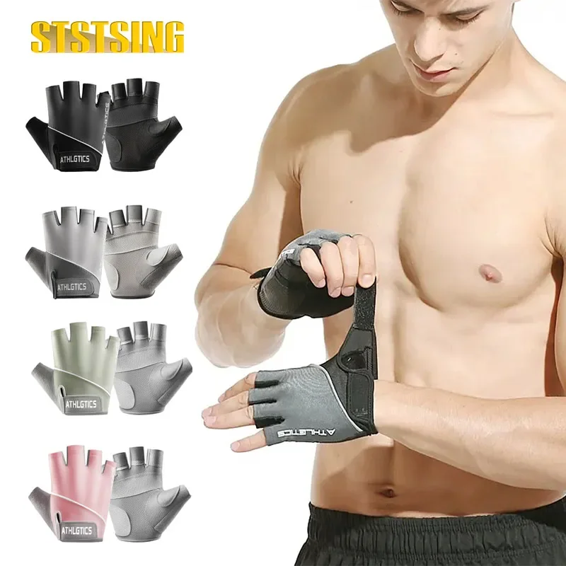 1 Pair Weight Lifting Gloves Full Palm Protection, Workout Gloves for Gym, Cycling,Exercise,Super Lightweight for Mens and Women