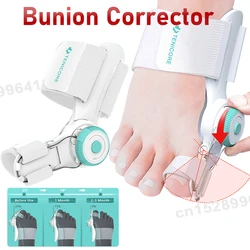 Unisex Foot Hallux Valgus Braces Relieve Pain with Knob Toe Straightener Corrector Rotatable Adjustable Daily Wear for Foot Care