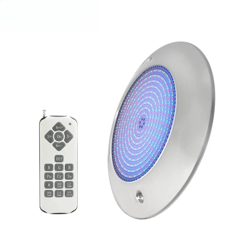 

35W Remote Control 12v Pool Light Waterproof Stainless Steel Resin Filled Underwater Light Emitting Diode Pool Light
