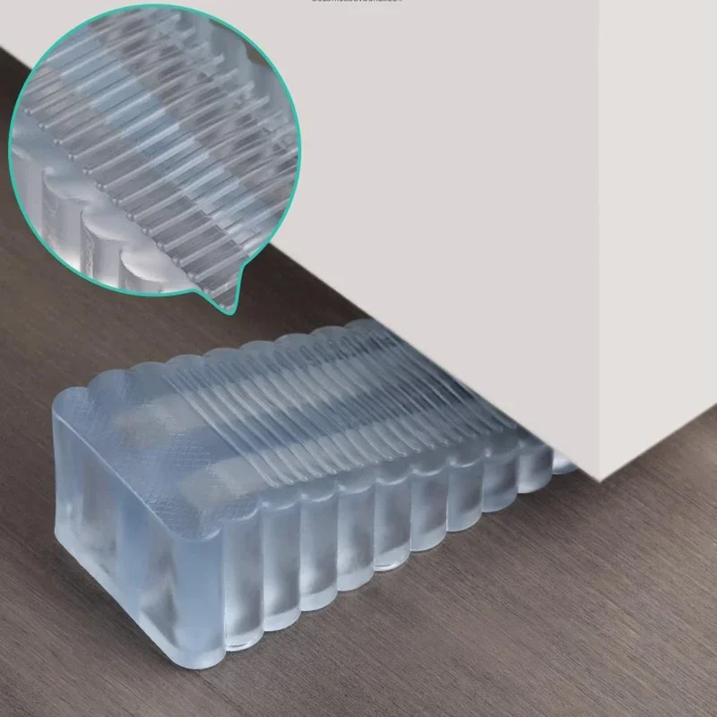 

Силиконовый стопор и протектор дверного зазора, заглушка для предотвращения столкновений и без сверления для ветрозащиты, безопасности детей и защиты стен