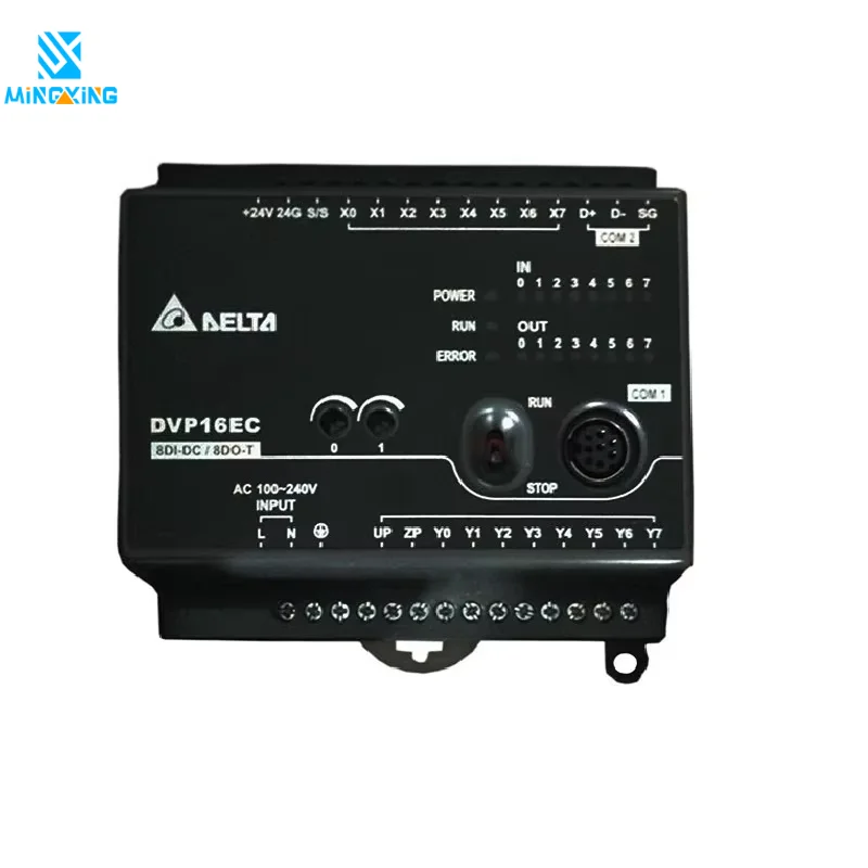 DVP16EC00T3 DVP16EC00R3 Mini Programmable Logic Controller Fast Response Plc Core Unit for Industrial Automated Machinery