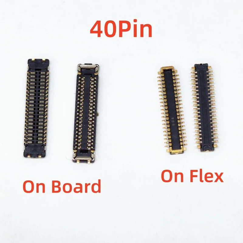 

5-10Pcs 40Pin LCD Display Screen Connector MainBoard FPC For OPPO Realme C3 Plug On Board