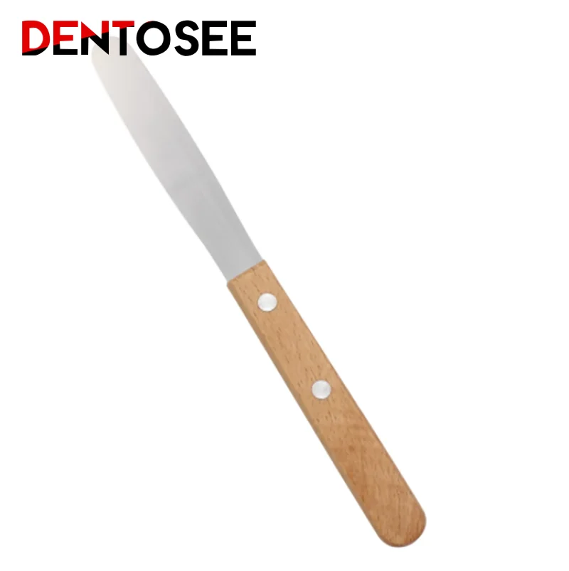 1PCS Dental Material Wood Handle Plaster Knife For Palette And Knife Stirring Knife