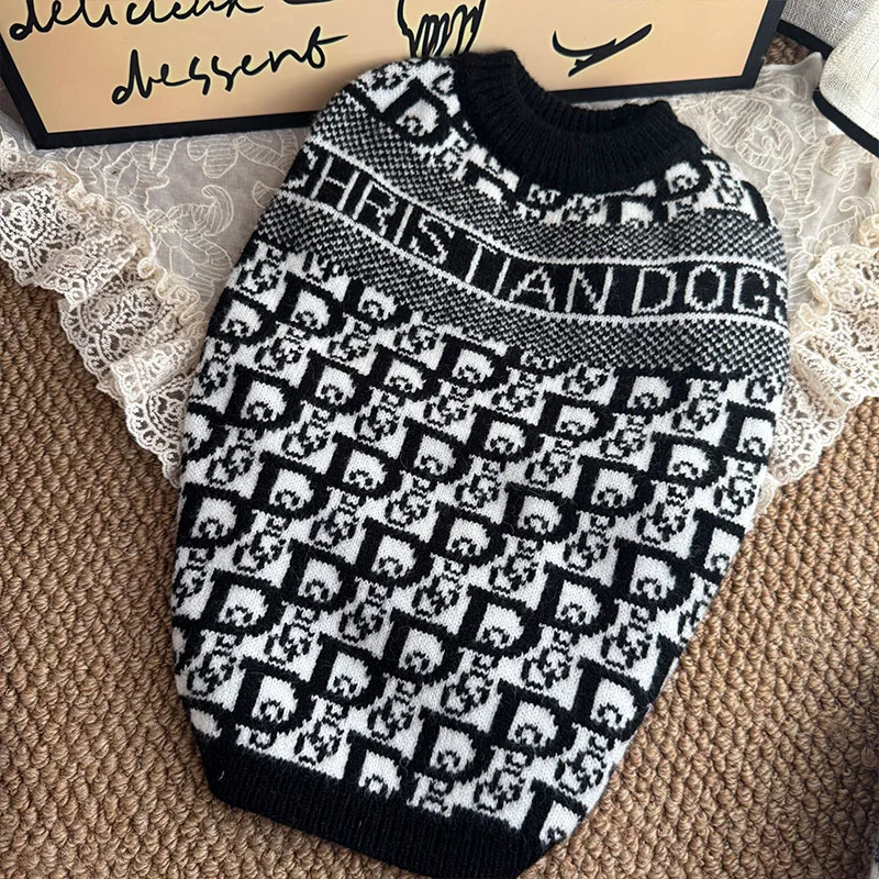 Luxury Knit Dog Sweater 3