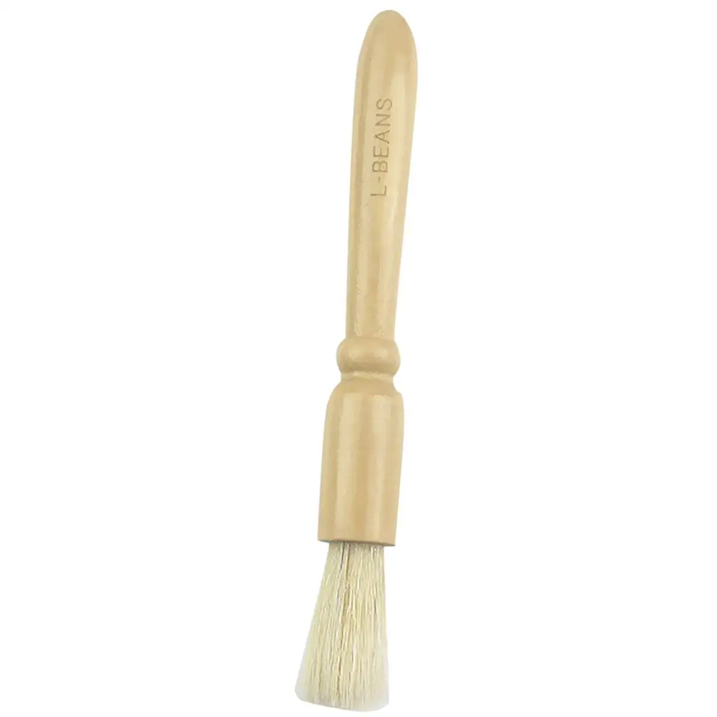 

Coffee Cleaning Brush, Heavy Wood Natural Bristles Wood Dusting Espresso brush Accessories for Bean Grain Coffee Tool Barista